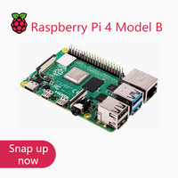 Resmi Orijinal Raspberry Pi 4 Model B Geliştirici Kartı Kiti RAM 2G 4G 8G 4 Çekirdekli İşlemci 1.5Ghz Pi 3B+'dan 3 Kat Daha Hızlı