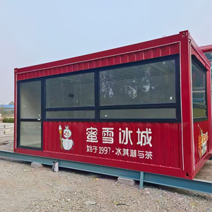 บ้านกิจกรรมจากตู้คอนเทนเนอร์เหล็กแบบกำหนดเอง - ออกแบบเป็นรูปทรงสี่เหลี่ยมผืนผ้า ถอดประกอบง่าย ปรับแต่งได้ เหมาะสำหรับบ้านพักตกปลา ร้านสะดวกซื้อ - Product Image 2