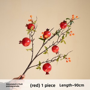 <span class=keywords><strong>Ramas</strong></span> <span class=keywords><strong>de</strong></span> Árbol <span class=keywords><strong>de</strong></span> Granada <span class=keywords><strong>con</strong></span> Flores Artificiales, Adornos <span class=keywords><strong>de</strong></span> Frutas Artificiales, Decoraciones <span class=keywords><strong>de</strong></span> <span class=keywords><strong>Mesa</strong></span> para Interiores/Exteriores, para Sala <span class=keywords><strong>de</strong></span> Estar - Product Image 6