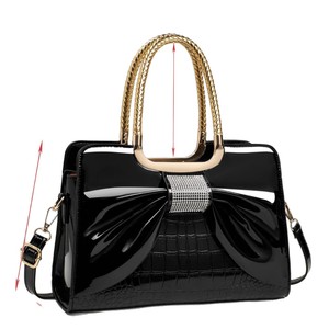 Bolsos de Mano de Mujer en Piel Sintética Azul con Flores Bordadas, Diseño de Marca 2026 - Product Image 6