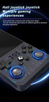 Consoles de jeux portables R36 Max, écran IPS de 4,0 pouces, grand écran, 10 000+ jeux intégrés, lecteur open source, joystick 3D, console de jeux vidéo