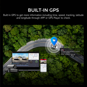 LINGDU V630 schermo 4K 2.4 '<span class=keywords><strong>Wifi</strong></span> 6 GPS <span class=keywords><strong>Dashcam</strong></span> 3 canale 4K 1080P 1080P + controllo vocale guida Vieio registrazione auto Dash Cam - Product Image 3