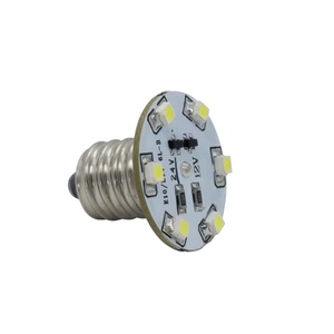 Lampes LED en plastique IP44 AC 24V E10/E14 pour parcs d'attractions, éclairage ponctuel SMD 3528 multicolores 6 LED, ampoules LED - Product Image 1