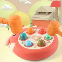 Jeu de marteau style lapin en gros pour l'éducation précoce des enfants, machine de jeu pour l'entraînement au battement, jouet de développement précoce