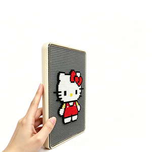 Smart LED Perler <b>Bead</b> Art Board Bluetooth connection screen Hand Craft Creative pegboard Hama fuse <b>beads</b> LED <b>bead</b> board display - Product Image 2