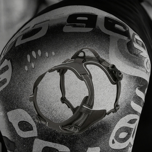 Harnais pour chien anti-traction avec 2 attaches pour laisses, réglable, rembourré doux, en polyester réfléchissant uni, pour chiens de petite, moyenne et grande taille - Product Image 3