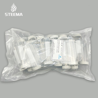 Vente en gros de tubes à centrifuger de 15ml jetables à fond conique à échelle personnalisée de laboratoire PP de marque STEEMA