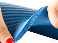 Tapis de yoga pliable en caoutchouc personnalisable et écologique du Cambodge pour Pilates et exercices – Durable, lavable, haute élasticité 1830x800x8mm