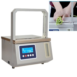 Electric Supermarket Vegetable Strapping Fast <b>Binding</b> <b>Machine</b> Automatic Hot Melt OPP Tape Banding Food New Condition Paper - Product Image 5