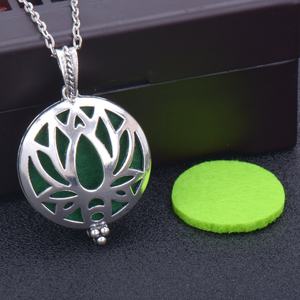 Pendentif arbre de vie en acier inoxydable à vente chaude, diffuseur d'huiles essentielles d'aromathérapie, pendentif médaillon ouvert en forme de hibou, collier parfumé - Product Image 5