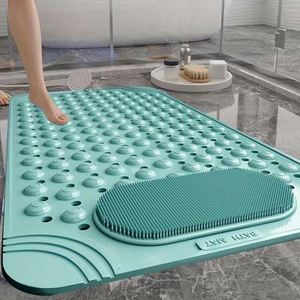 Alfombra de Baño Antideslizante de Color Sólido con Ventosas, Impermeable y Resistente a la Suciedad, para Hogar y Hotel, con Función de Masaje para el Suelo del Inodoro - Product Image 2