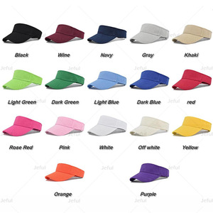 Bán buôn trống rỗng Top mùa hè bãi biển Sun <span class=keywords><strong>Visor</strong></span> <span class=keywords><strong>hat</strong></span> biểu tượng tùy chỉnh hỗ trợ cho nam giới phụ nữ - Product Image 2