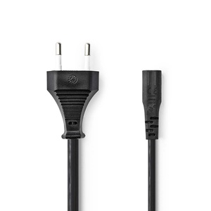 <b>Power</b> <b>Cable</b> Euro Iec 320 C1 Plug 2m - Product Image 1