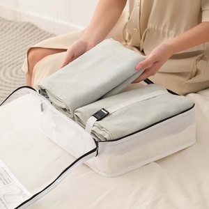 Polyester Travel Packing Cubes Set Zipper Large Capacity Portable Organizer Minimalist - Product Image 2