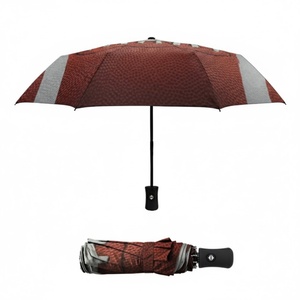 Fashionable Iron <b>Frame</b> Manual Three-Fold Folding Umbrella Ladies Beautiful Rugby Patterns Travel Use - Product Image 6