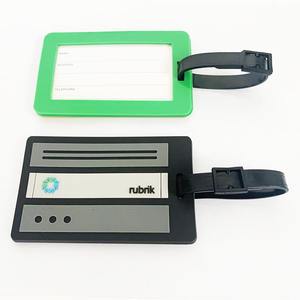 Etiqueta de equipaje de goma de viaje de silicona, Logo personalizado, impermeable, suave, 2022OEM - Product Image 4