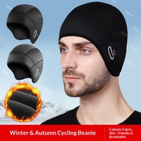 Bonnet unisexe chaud et coupe-vent pour adultes, idéal pour le cyclisme, la course et le ski en extérieur, avec technologie Jacquard et ajustement réglable – Collection Automne/Hiver