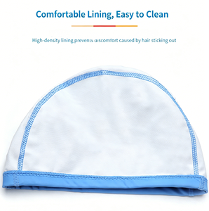 <span class=keywords><strong>Bonnet</strong></span> <span class=keywords><strong>de</strong></span> <span class=keywords><strong>bain</strong></span> en PU <span class=keywords><strong>de</strong></span> haute qualité, sans pression sur la tête, <span class=keywords><strong>pour</strong></span> enfants, bonnets <span class=keywords><strong>de</strong></span> <span class=keywords><strong>bain</strong></span> en nylon <span class=keywords><strong>pour</strong></span> garçons et filles, imperméables, personnalisables - Product Image 6