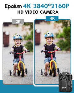 Epoium EM2 128GB 4K 2160P Góc Nhìn 140 Độ IP65 Báo Động Chống Nước Chức Năng GPS I/O Camera Hành Trình Camera Đeo Thân Máy Chức Năng Camera Hành Trình - Product Image 4