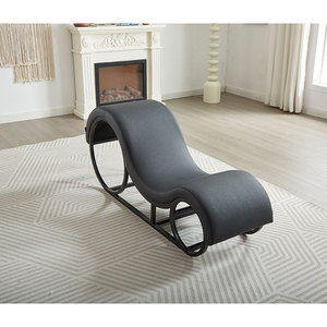 Caldo di vendita moderna struttura in acciaio per andare divano rosso sedia per <span class=keywords><strong>il</strong></span> tempo libero a forma di S sedia Yoga per camera da letto e soggiorno - Product Image 2