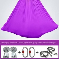Yueda 5* 2,8 Meter Breite Hochwertiges Nylon Anti-Rutsch Flugyoga-Bett Low Stretch Aerial Yoga Hängematte Set