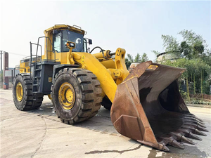 Cargadora de ruedas usada Komatsu WA600, ocupada en ambos extremos, cargadora frontal, equipo pesado de construcción - Product Image 5
