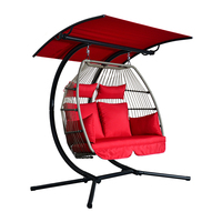 Chaise balançoire suspendue en acier pour Patio, mobilier d'extérieur, bon marché, Bali