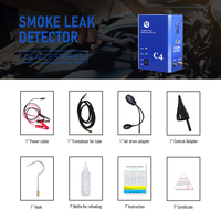 Détecteur de fuite de fumée C4 pour diagnostic automobile, testeur de fuite du système EVAP turbo avec modes double air et fumée