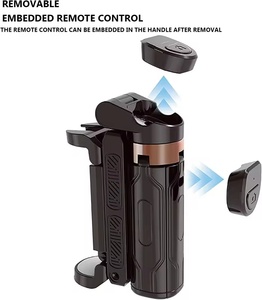 Túi Linh Hoạt Xách Tay Mini Không Dây Ảnh Tự Sướng Thanh Kính Thiên Văn Đa Chức Năng Tripod Đứng Cho Iphone <span class=keywords><strong>Android</strong></span> Điện Thoại Monopod - Product Image 3