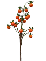 Kunstmatige persimmon fruittakjes bessen schuim plastic 70/75cm aanpasbaar voor Halloween Kerstmis Pasen DIY huis tafel vaas