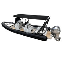 Bateau semi-rigide gonflable (RIB) en aluminium à faible entretien, haute performance, SP900