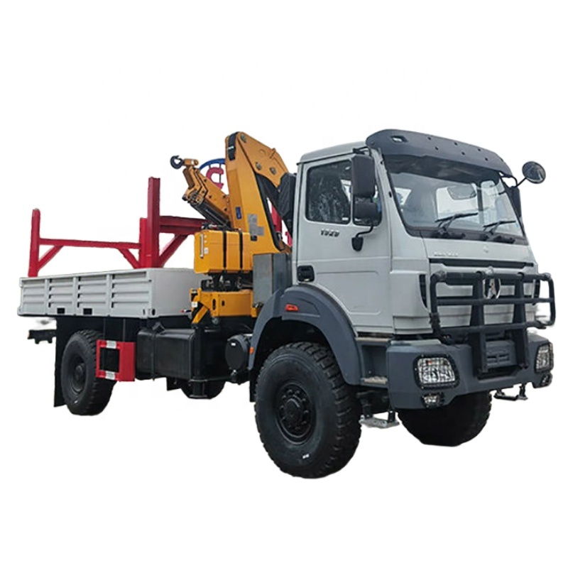 Заводская цена Beiben 4x2, подъемный кран для грузовика, 8-тонный кулачковый кран, манипулятор для продажи