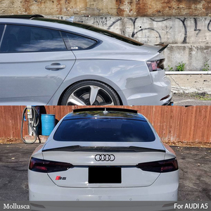 For A5 S5 RS5 B9 4Door Sportback M4 Style Carbon Fiber <b>Rear</b> <b>Spoiler</b> Trunk Wing 2016-2025 - Product Image 6