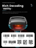 XB-D50BT Syble Nuevo y Elegante Lector de Códigos QR Android Inalámbrico Bluetooth con Base