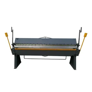 1.2mm 1.5mm 1300mm 2500mm manual steel aluminium plate folding sheet metal bending machine