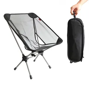 Hot Selling Aluminum Chair Full Aluminum Moon Chair wholesale cheap camping chairs foldable