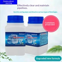Déboucheur de canalisations de cuisine et toilettes, nettoyant désodorisant pour égouts, agent de débouchage pour éviers et drains de sol, gel rose 260g Direct