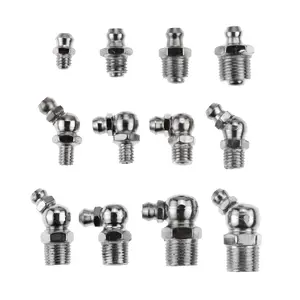 M6 M8 M10 M12 Stainless Steel Male Thread Grease Nipple 304 Grease Nipple Gun Fitting Straight Or 45/90 Degree