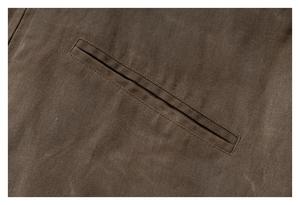 تصنيع الصين خمر الرقابة سحاب البضائع عالية الجودة طباعة مخصصة شاشة غسل ، سترة عمل جي إس إم - Product Image 3