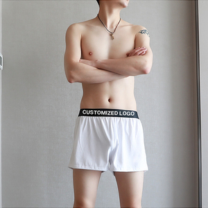HIgh Quality Custom Design Cotton Shorts Men Loose Mens Underwear Luxury Breathrable Soft Men <b>Long</b> Loose Shorts - Product Image 2