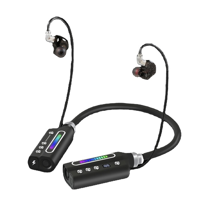 UP to  600 Hours Extra Long Playback with Microphone Headset Bluetooth Earbuds  Sport Stereo Wireless Neckband Headphones