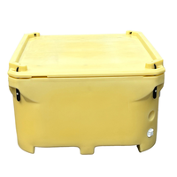 Glacière isotherme rotomoulée moderne 460L en plastique LLDPE, maintien de la glace pendant 15 jours, pour activités de plein air, pêche, chasse, fruits de mer et canettes