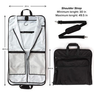 Maletín Porta Trajes de Poliéster para Hombre, para Viajes de Trabajo, con Cierre de Cremallera, Protector de Trajes - Product Image 2