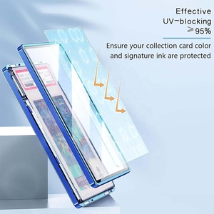 Porta Tarjetas Magnéticas Transparente para Tarjetas Graduadas /CGC/CCIC con Diseño Plegable y Portátil - Product Image 3