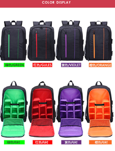Original fábrica fonte exterior impermeável PTZ estabilizador ombro <span class=keywords><strong>DSLR</strong></span> câmera mochila 15,6 polegadas laptop compartimento - Product Image 5