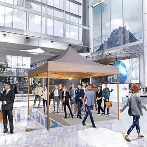 맞춤형 로고 다기능 알루미늄 합금 광고 텐트 장수 방수 야외 사각형 마키 파티 웨딩 싱글 - Product Image 3