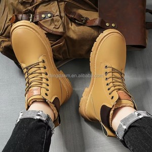<span class=keywords><strong>Botas</strong></span> de Motocicleta para Hombre, <span class=keywords><strong>Invierno</strong></span>, Diseño Moderno y Versátil con Cordones, Suela Gruesa, Forro Cálido de Algodón, Nuevas <span class=keywords><strong>Botas</strong></span> de Felpa para <span class=keywords><strong>Invierno</strong></span> - Product Image 4