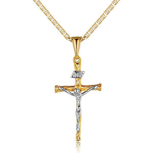 Fashion Hug Cross Halskette für Frauen & Männer Christian Prayer Halskette 3MM Kette Halskette mit Kreuz Anhänger - Product Image 4