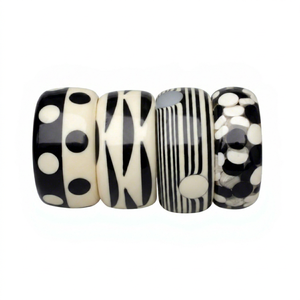 Premium Handmade Eco-Friendly Resin <b>Love</b>-Themed Fashion Accessory for Women - Product Image 1