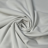Tissu mélangé polyester 2/1 sergé 148 GSM micro-extensible, respirant, écologique, teint/imprimé sur mesure, antistatique et infroissable